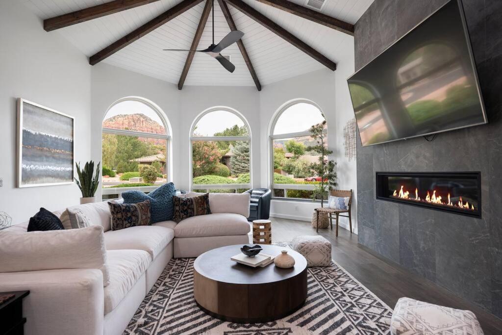 Amazing Luxury Home With Hot Tub & Views سيدونا المظهر الخارجي الصورة